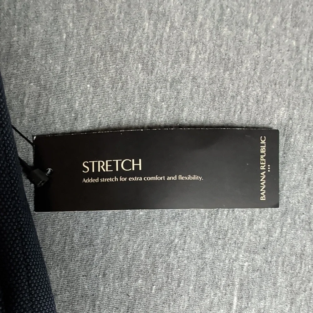 Chino Slim Fit 36x32 Navy Trousers Banana Republic Pants Stretch Corpcore Casual